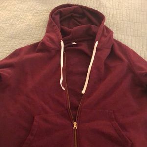 Old Navy hoodie XL in wine/maroon
